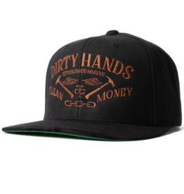 TROLL CO. CATENA SNAPBACK HAT - BLACK