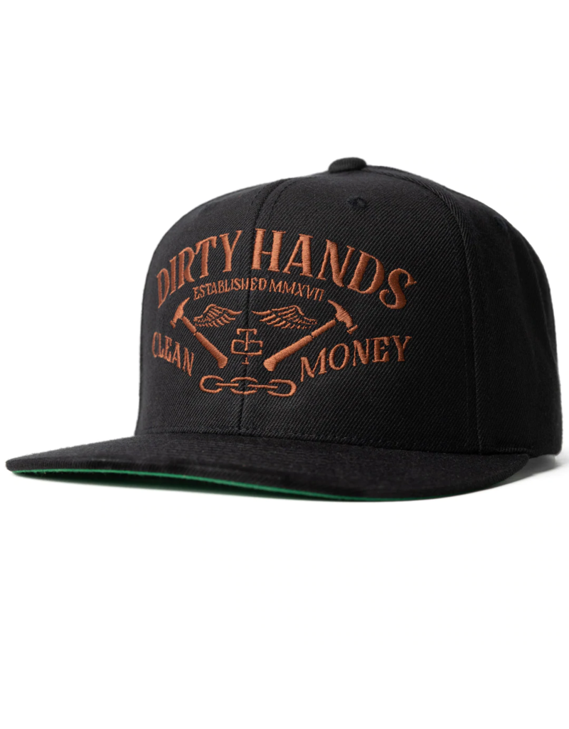 TROLL CO. CATENA SNAPBACK HAT (BLACK)