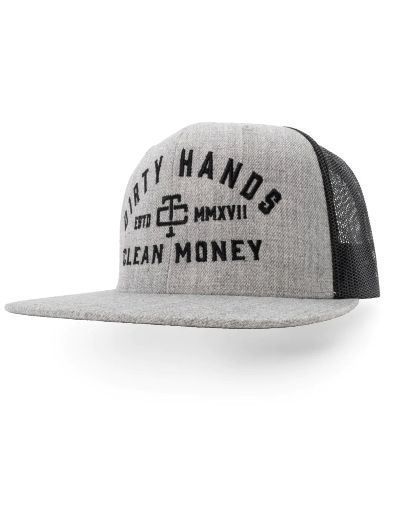 TROLL CO. DHCM MESHBACK HAT (HEATHER GREY/BLACK)