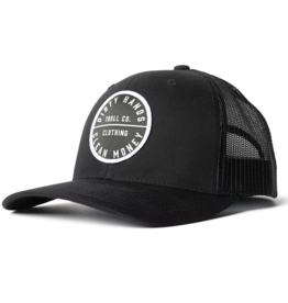 TROLL CO. DHCM 360 CURVED BRIM HAT - BLACK