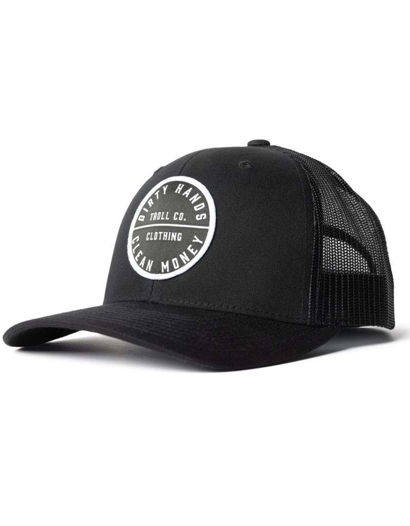 TROLL CO. DHCM 360 CURVED BRIM HAT (BLACK)