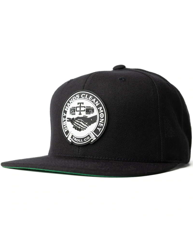 TROLL CO. HAGGLER SNAPBACK HAT (BLACK)