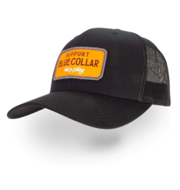 TROLL CO. FORTIFY CURVED BRIM HAT - BLACK/ORANGE