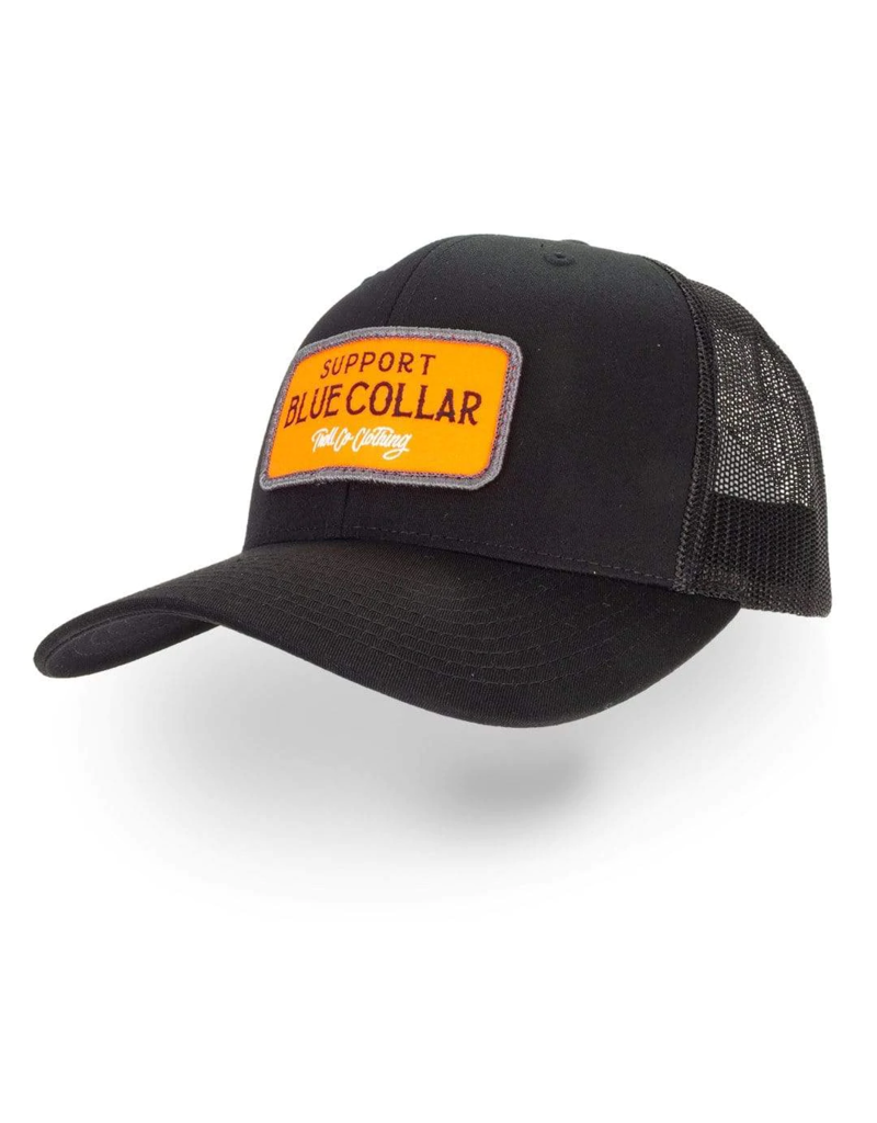 TROLL CO. FORTIFY CURVED BRIM HAT (BLACK/ORANGE)