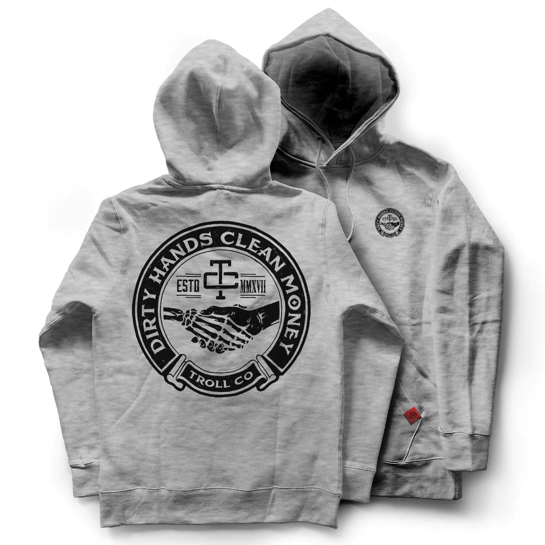TROLL CO. HAGGLER HOODIE - NICKEL
