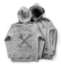 TROLL CO. TWISTING WRENCHES HOODIE - NICKEL