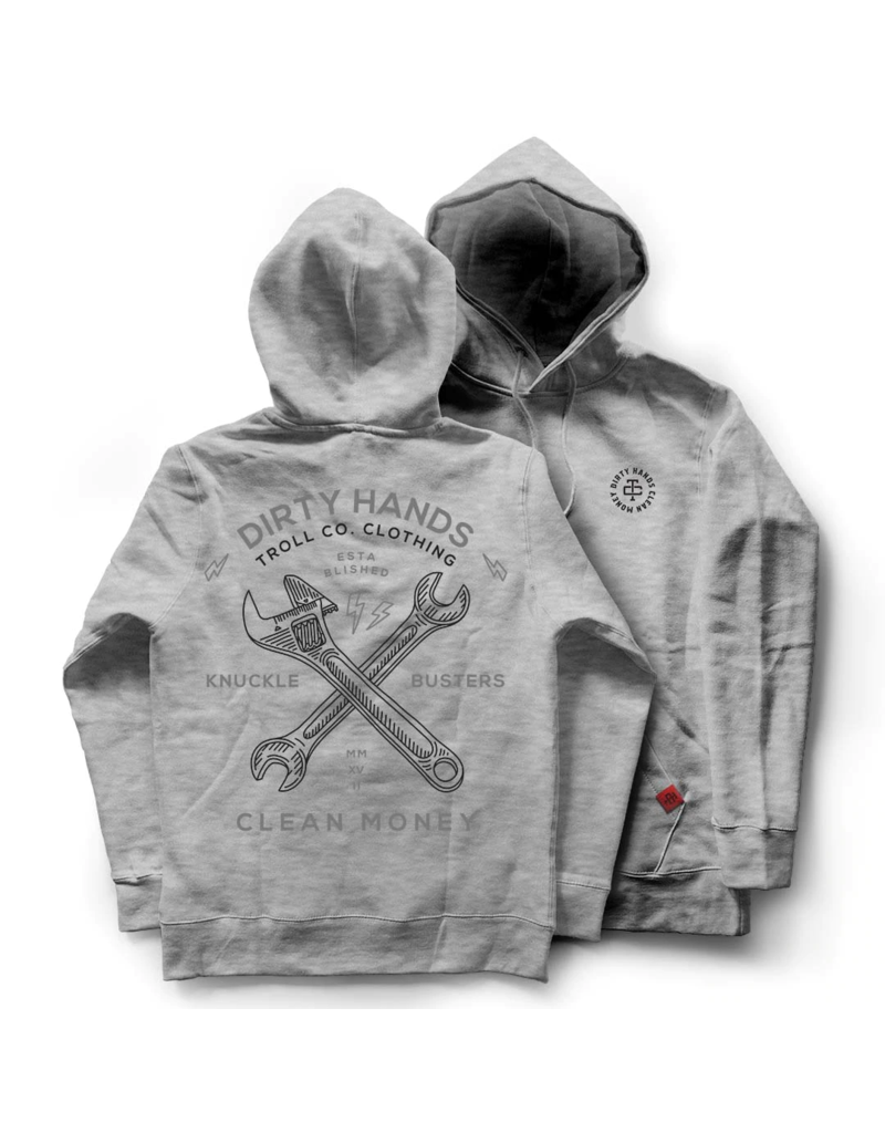 TROLL CO. TWISTING WRENCHES HOODIE (NICKEL)