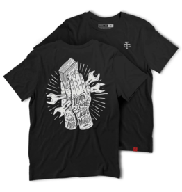 TROLL CO. HARD WORK TEE - BLACK