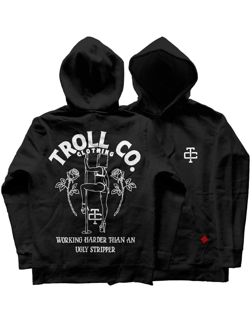 TROLL CO. BUTTERFACE HOODIE (BLACK)