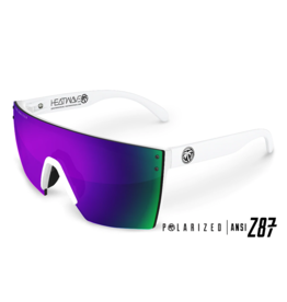 HEAT WAVE VISUAL LAZER FACE Z87 - WHITE/ULTRA VIOLET POLARIZED