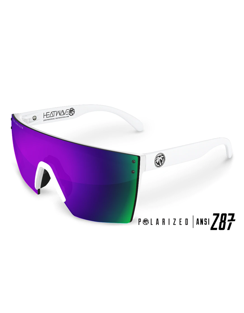 HEAT WAVE VISUAL LAZER FACE Z87 (WHITE/ULTRA VIOLET POLARIZED)