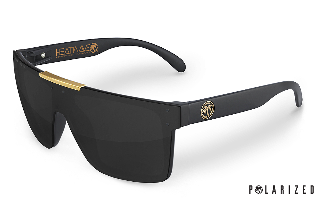HEAT WAVE VISUAL QUATRO - BLACK/GOLD POLARIZED