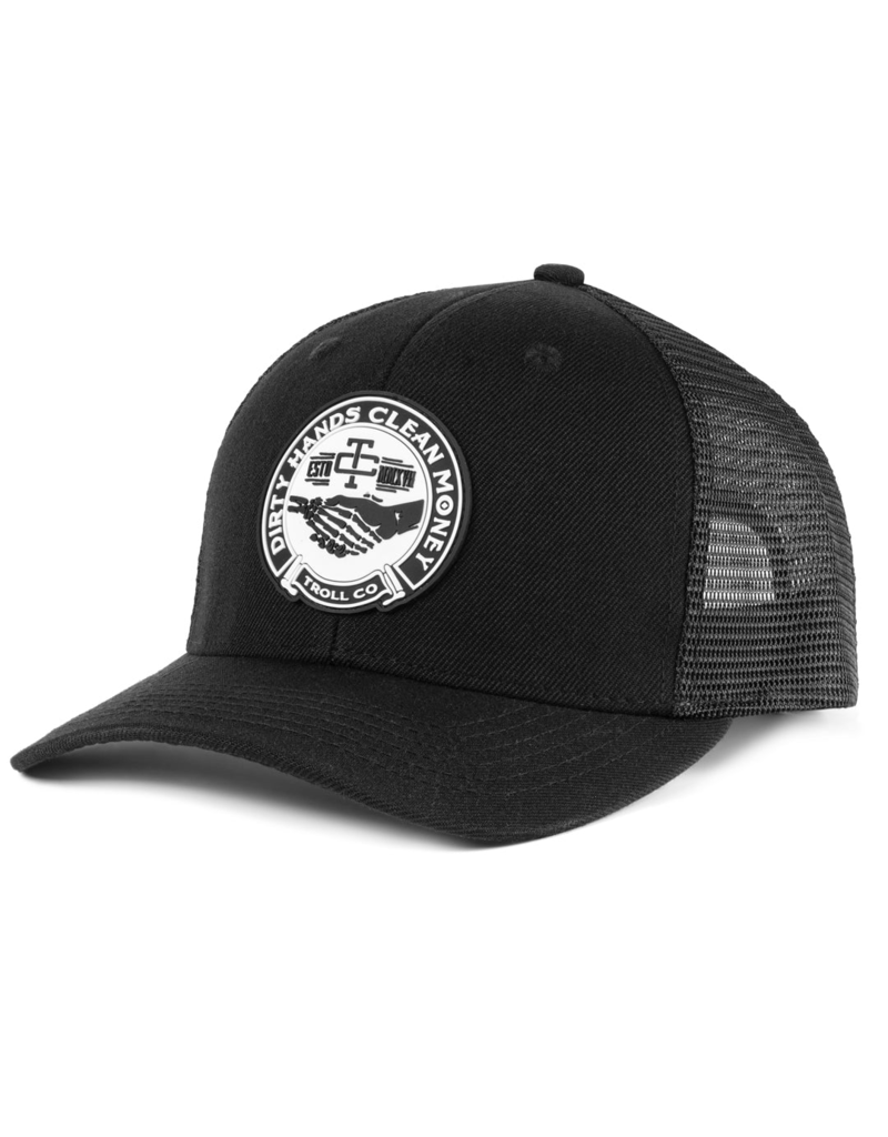 TROLL CO. HAGGLER CURVED BRIM HAT (BLACK)