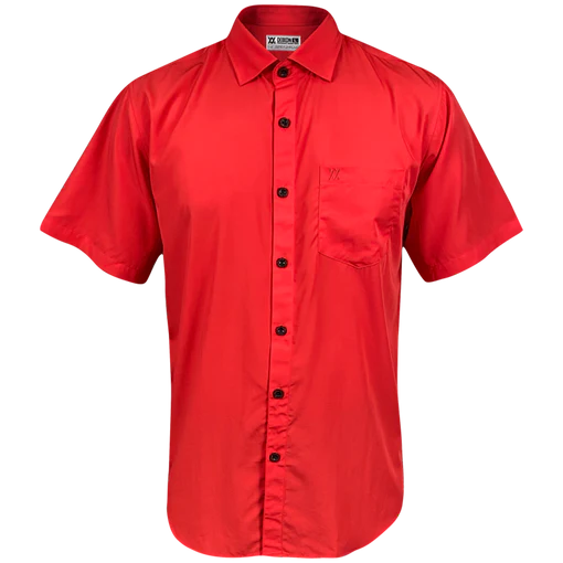 DIXXON MENS BAMBOO 2.0 SHORT SLEEVE - RED