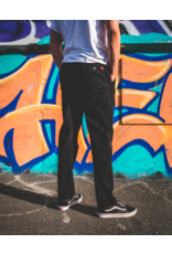 DIXXON MENS CHINO STRETCH PANTS (BLACK)