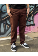DIXXON MENS CHINO STRETCH PANTS (BROWN)