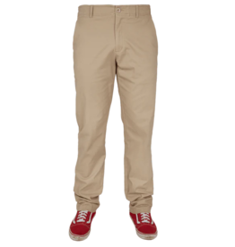 DIXXON MENS CHINO STRETCH PANTS - KHAKI