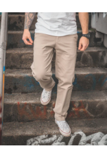 DIXXON MENS CHINO STRETCH PANTS (KHAKI)