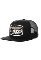 TROLL CO. BEAUT SNAPBACK HAT (BLACK)