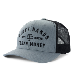 TROLL CO. DHCM CURVED BRIM HAT - HEATHER BLACK