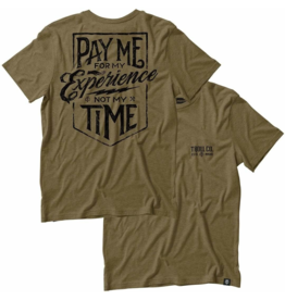 TROLL CO. PAY ME TEE - MILITARY GREEN