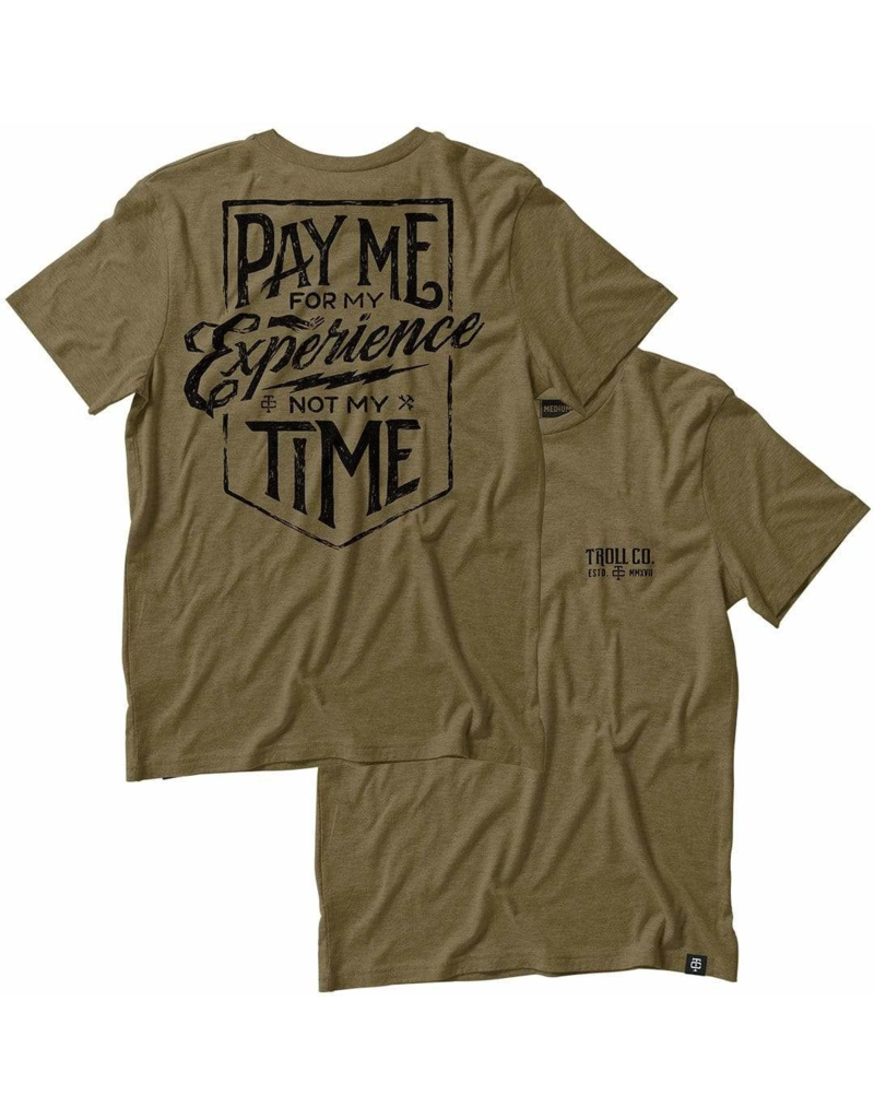 TROLL CO. PAY ME TEE (MILITARY GREEN)