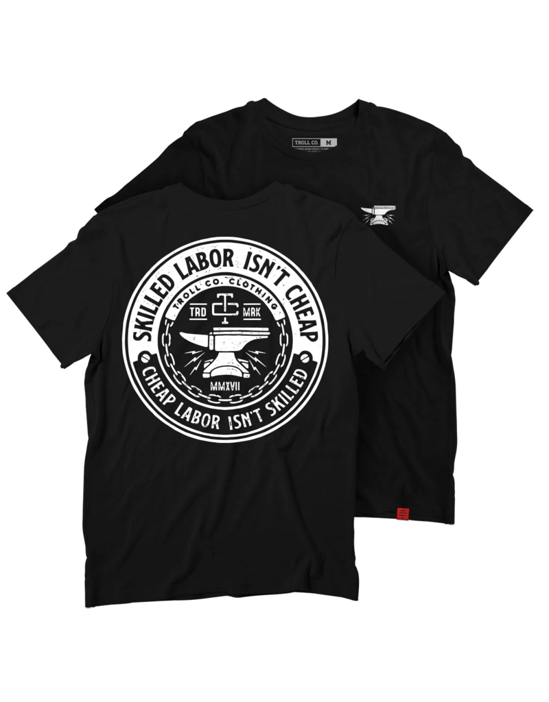 TROLL CO. SLIC TEE (BLACK)