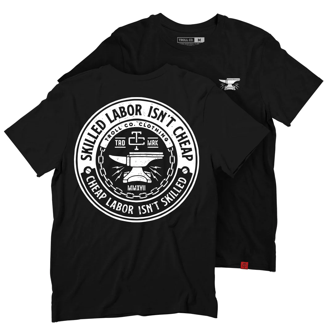 TROLL CO. SLIC TEE - BLACK