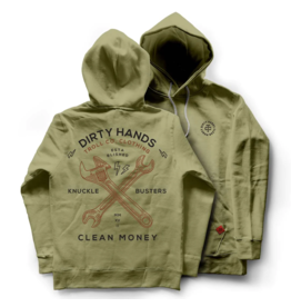 TROLL CO. TWISTING WRENCHES HOODIE - MILITARY GREEN