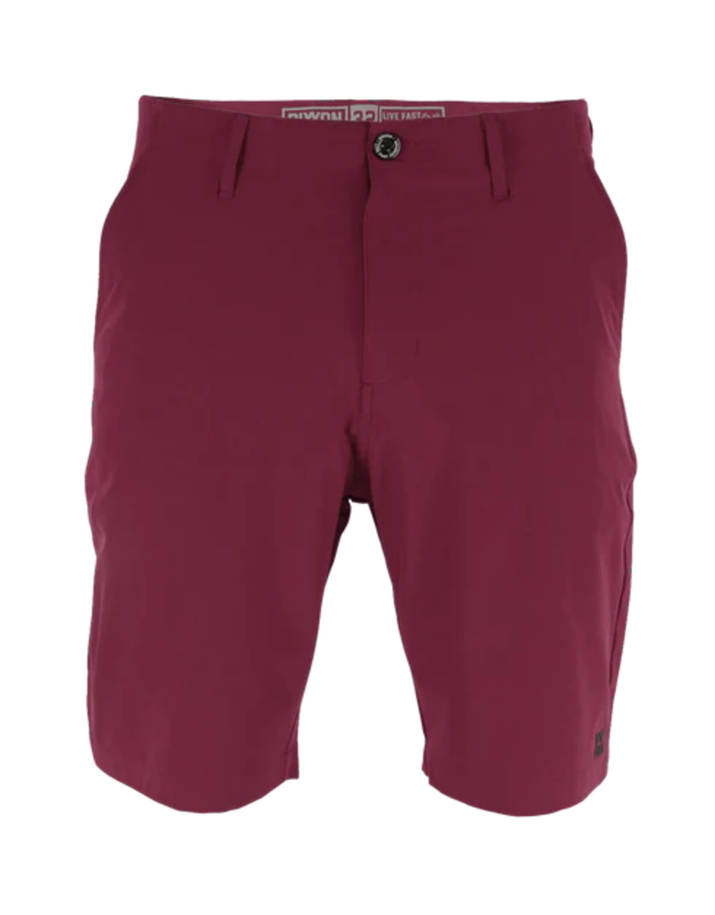 DIXXON MENS HYBRID SHORTS (MAROON)