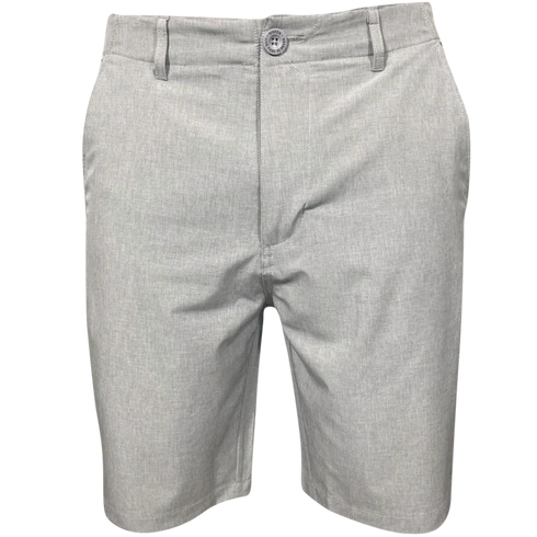DIXXON MENS HYBRID SHORTS - LIGHT GREY