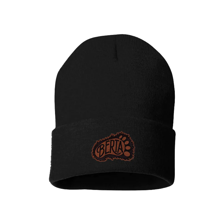 WARLOCK LID CO BERTA CUFFED TOQUE - BLACK/BIG FOOT