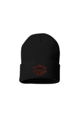 WARLOCK LID CO BERTA CUFFED TOQUE (BLACK/THREE SISTERS)