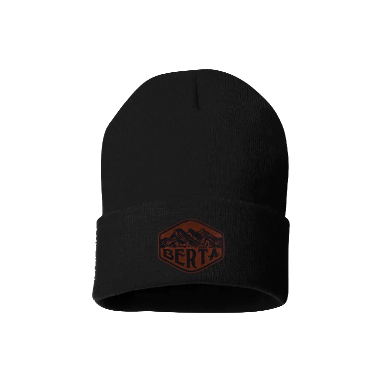 WARLOCK LID CO BERTA CUFFED TOQUE - BLACK/THREE SISTERS