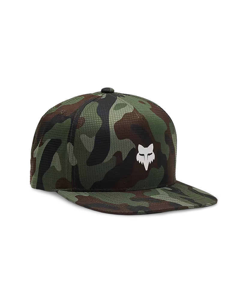 FOX RACING FOX HEAD CAMO TECH SNAPBACK HAT (GREEN CAMO)
