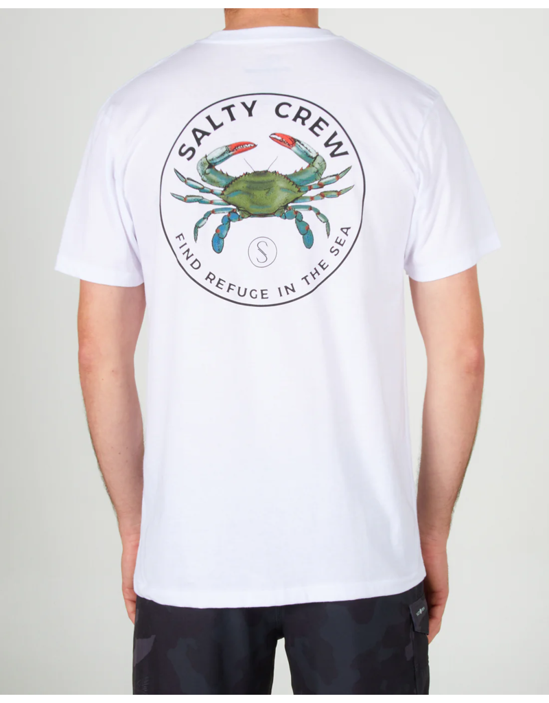 SALTY CREW BLUE CRABBER S/S TEE (WHITE)