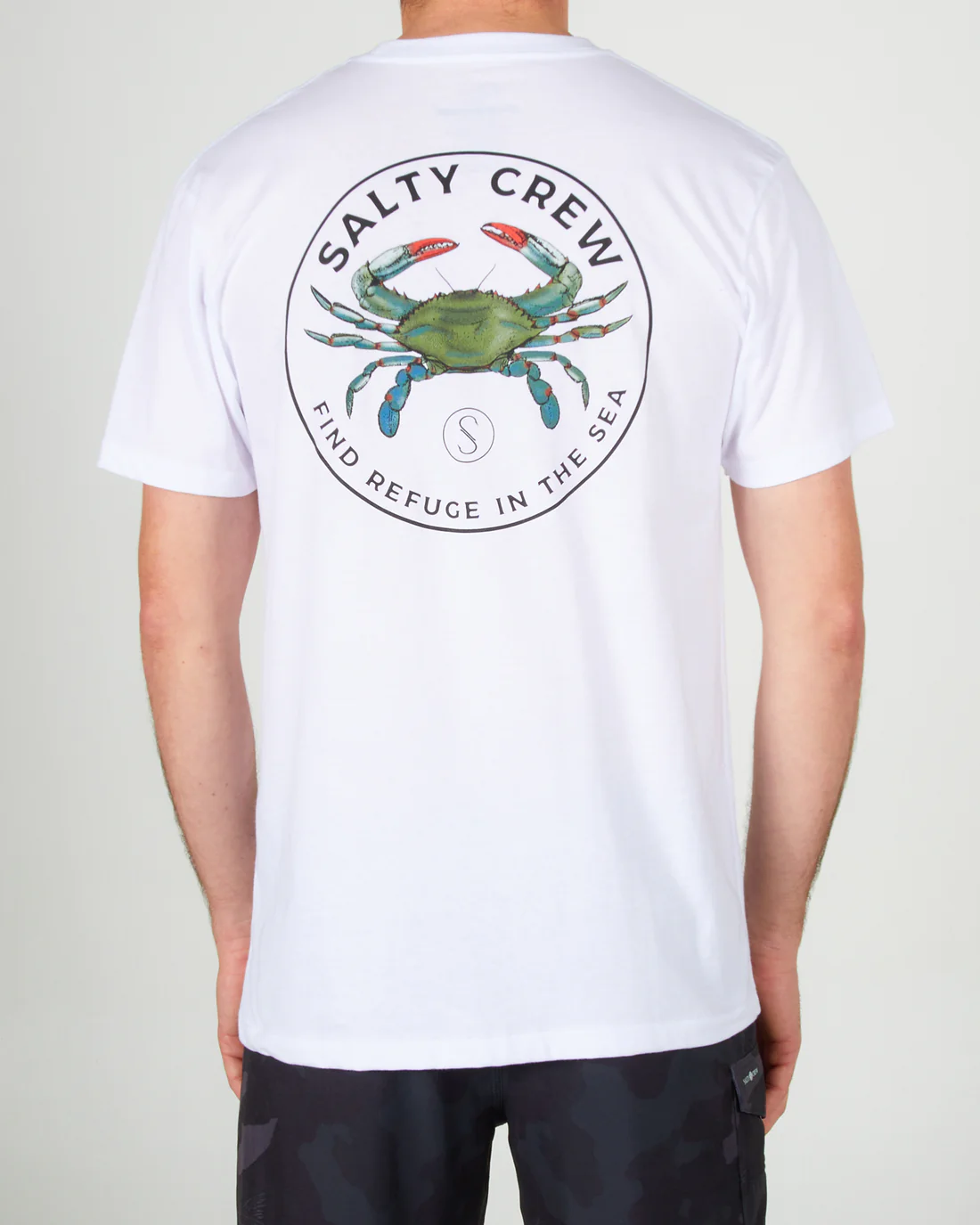 SALTY CREW BLUE CRABBER S/S TEE - WHITE