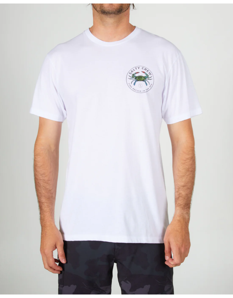 SALTY CREW BLUE CRABBER S/S TEE (WHITE)