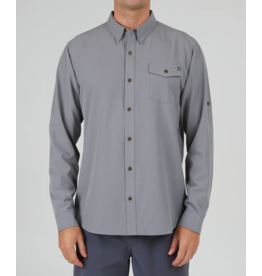 SALTY CREW SKIPPER PERF TECH WOVEN - DARK GREY