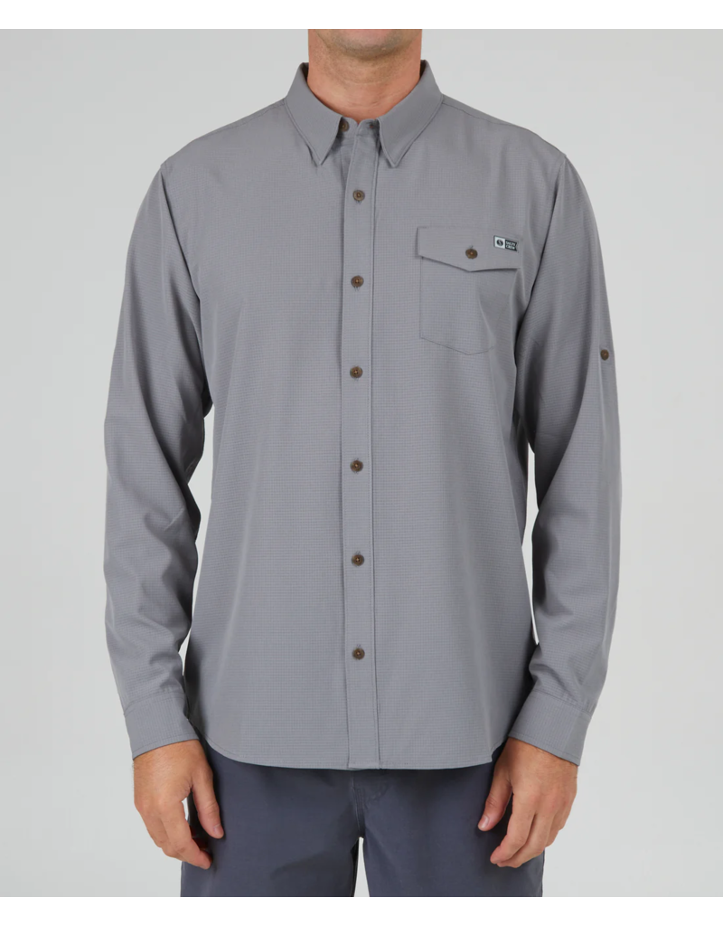 SALTY CREW SKIPPER PERF TECH WOVEN (DARK GREY)