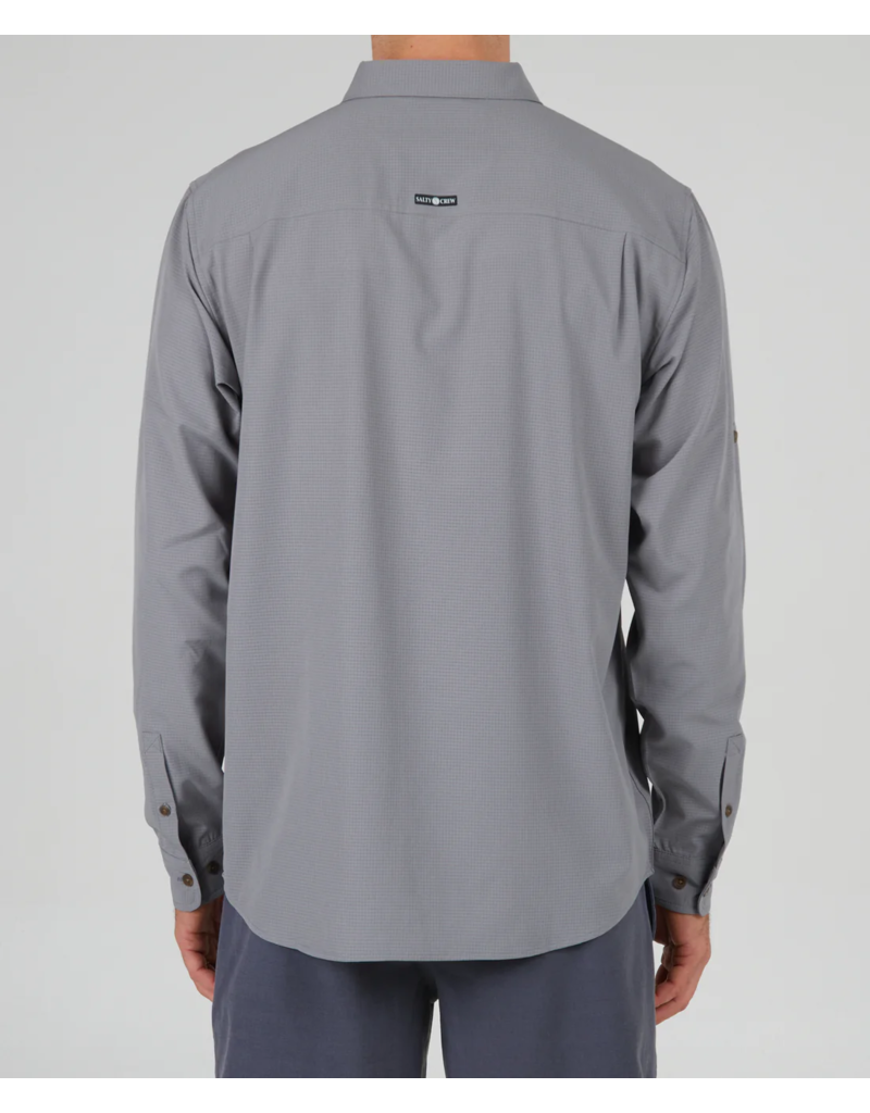 SALTY CREW SKIPPER PERF TECH WOVEN (DARK GREY)