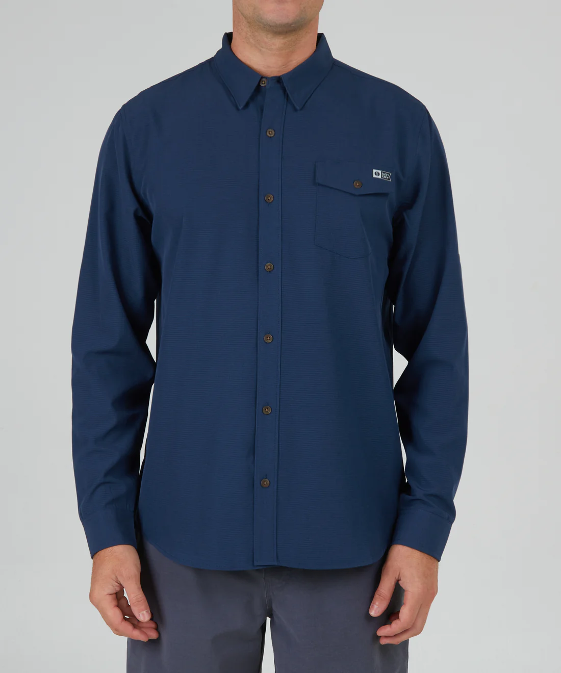 SALTY CREW SKIPPER PERF TECH WOVEN - NAVY