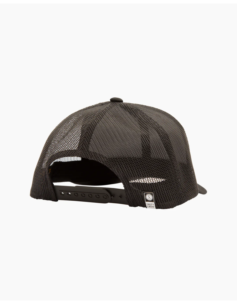 SALTY CREW BRUCE RETRO TRUCKER HAT (BLACK)