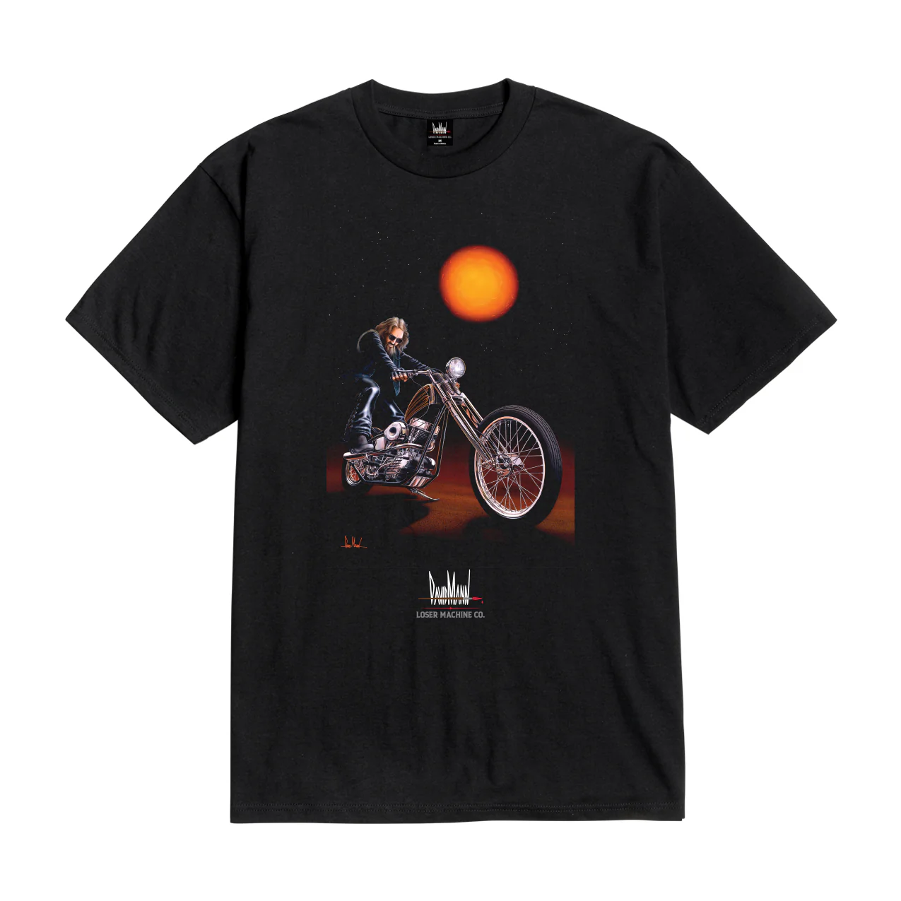 LOSER MACHINE KICKSTART TEE - BLACK