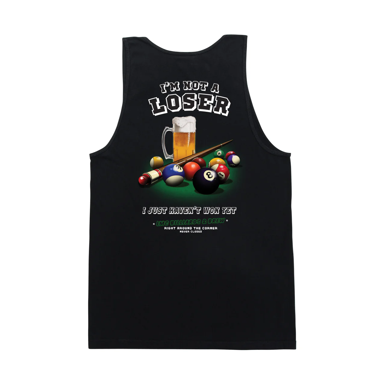 LOSER MACHINE BILLIARDS TANK - BLACK