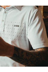 DIXXON MENS BOLT PREMIUM POLO (WHITE)