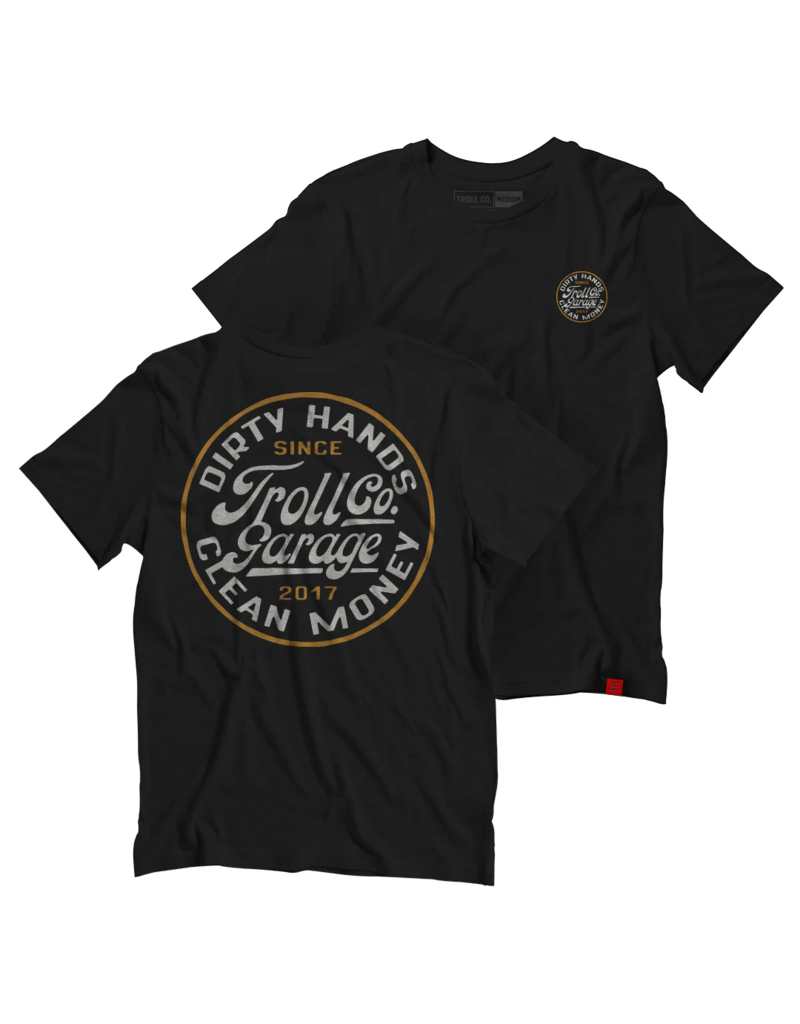 TROLL CO. GARAGE DHCM TEE (BLACK)