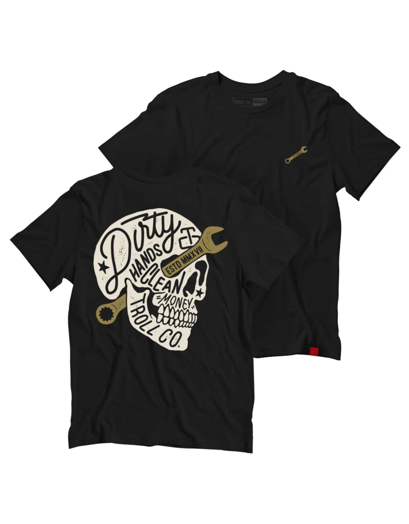 TROLL CO. MOLTEN TEE (BLACK)