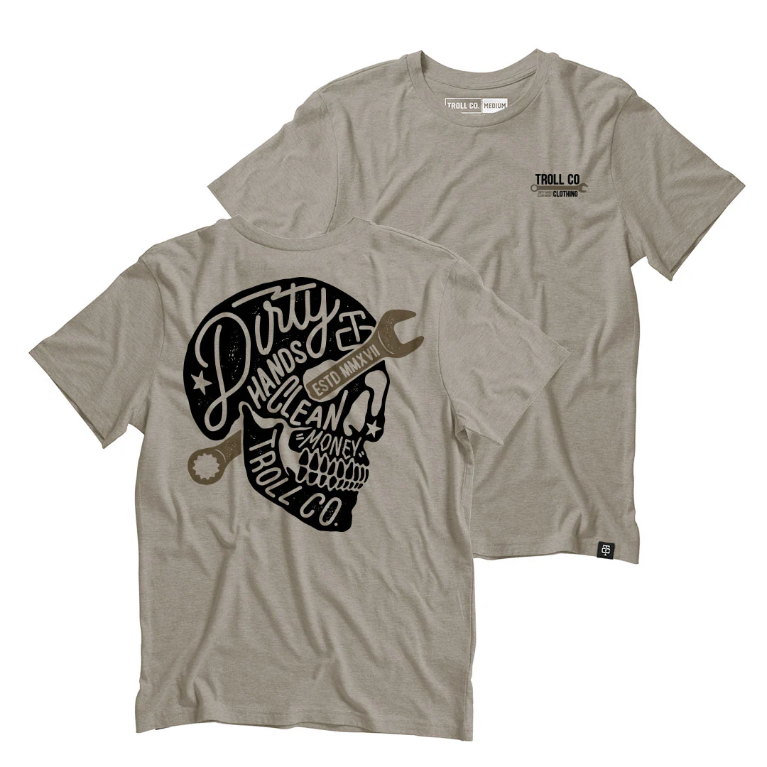 TROLL CO. MOLTEN TEE - SLATE