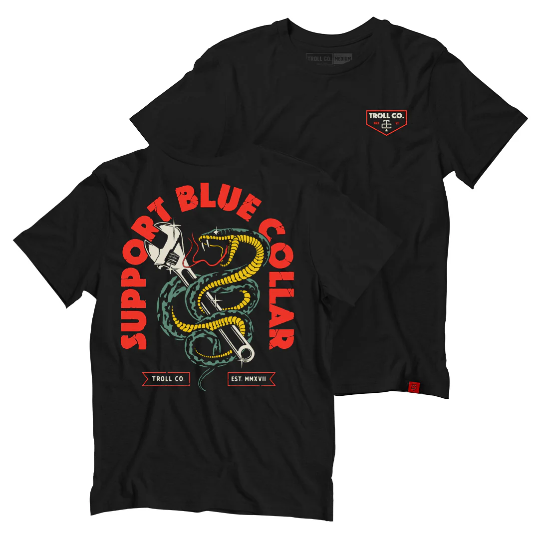 TROLL CO. SBC SERPENT TEE - BLACK